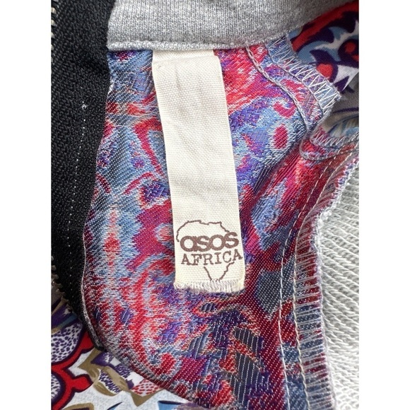 ASOS Africa Floral Patch Long Sleeve Knee Length - Picture 7 of 13